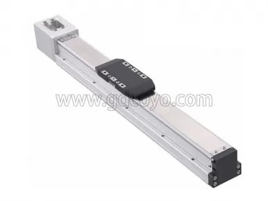 Rail embedded screw slide table