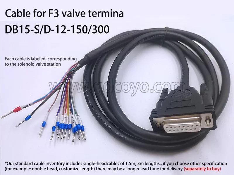 F3-4V110M Multi-Pin Plug Valve Terminal
