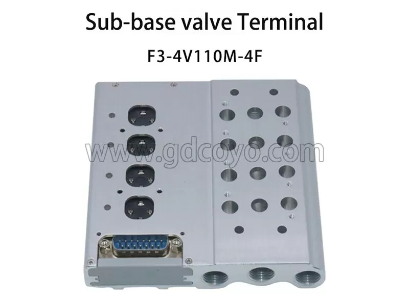 F3-4V110M Multi-Pin Plug Valve Terminal