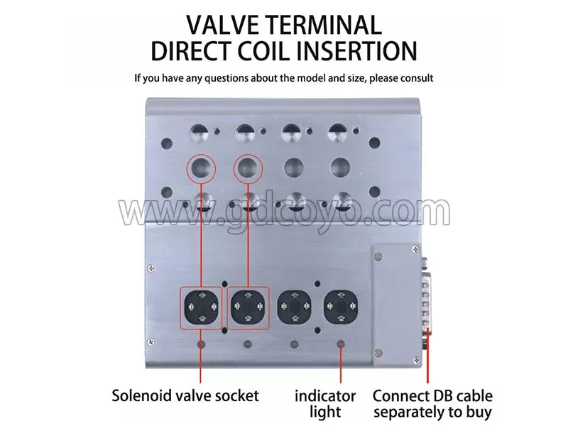F3-4V110MC Multi-Pin Plug Valve Terminal