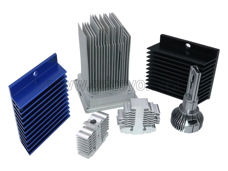 Heat Sink Aluminum Parts CNC Turning Milling Machining Services