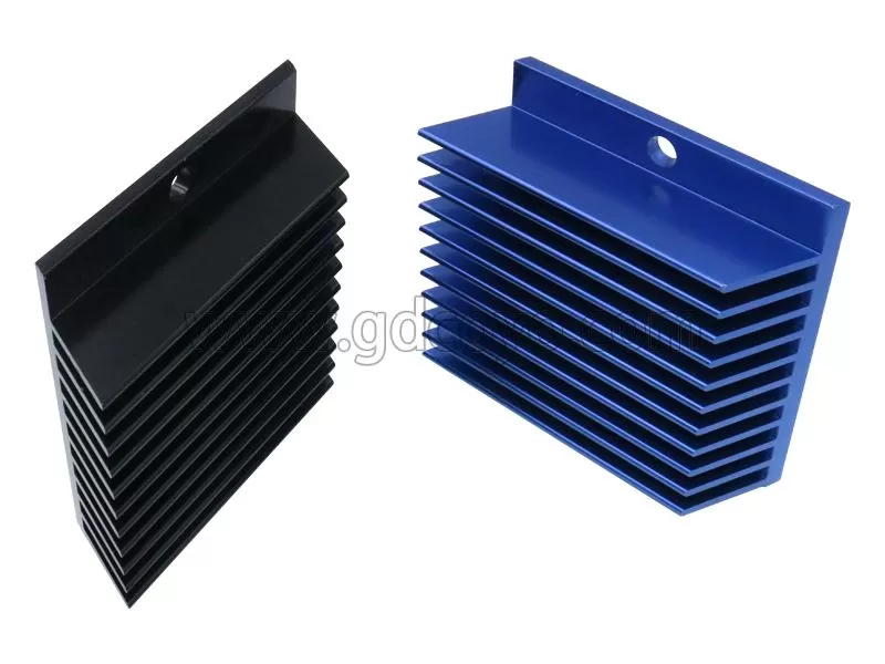 Heat Sink Aluminum Parts CNC Turning Milling Machining Services