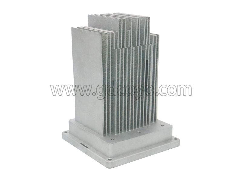 Precision Aluminum Heat Sink Parts 5 Axis CNC Milling Machining Services