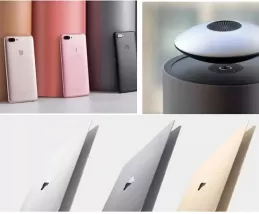 What are the surface treatment processes for machined parts?