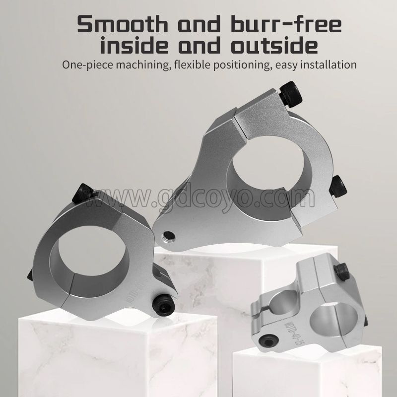 Aluminum alloy T-shaped three-way cross separation fixed clip for automotive production line robot arm fixture accessories